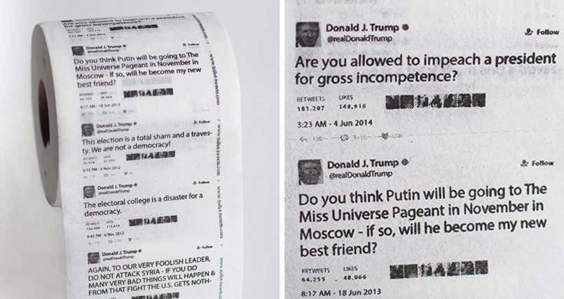Papel higiénico Donald Trump