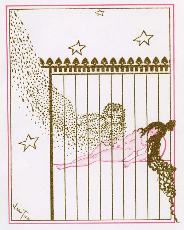 Ilustraciones de dibujos de desnudos femeninos de Clara Tice