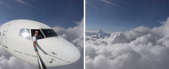 Daniel Centeno sefies avion 5