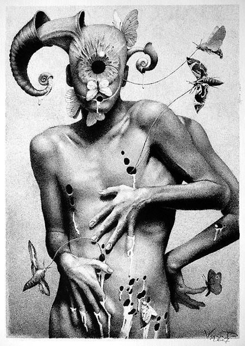 Dmitry Vorsin ilustraciones macabras eroticas