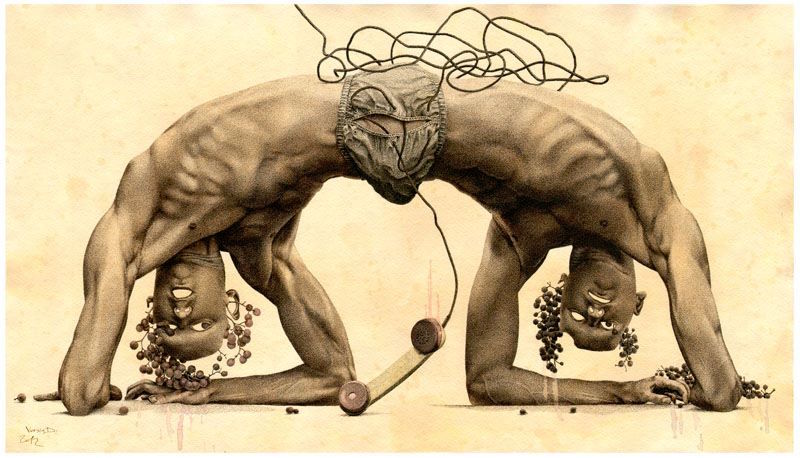 Dmitry Vorsin ilustraciones macabras eroticas 15