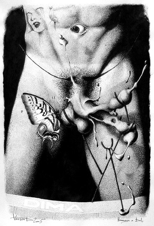 Dmitry Vorsin ilustraciones macabras eroticas 18