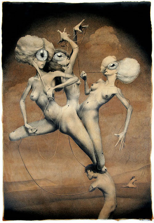 Dmitry Vorsin ilustraciones macabras eroticas 5