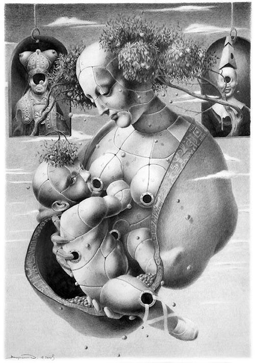 Dmitry Vorsin ilustraciones macabras eroticas 7