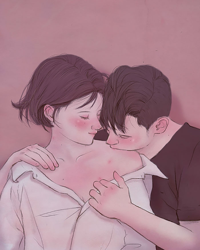 Hyocheon Jeong ilustraciones amor 10