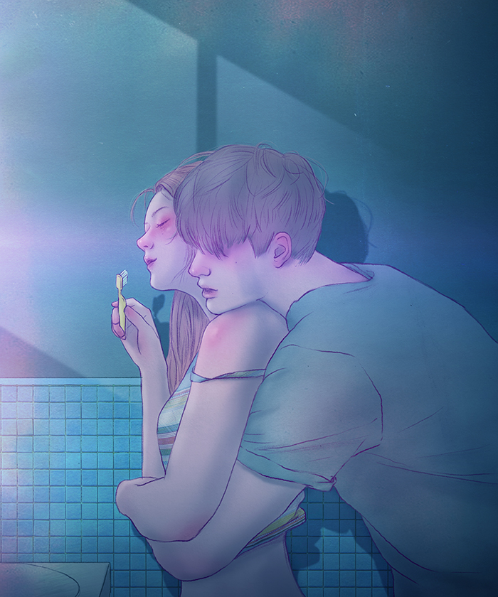 Hyocheon Jeong ilustraciones amor 18