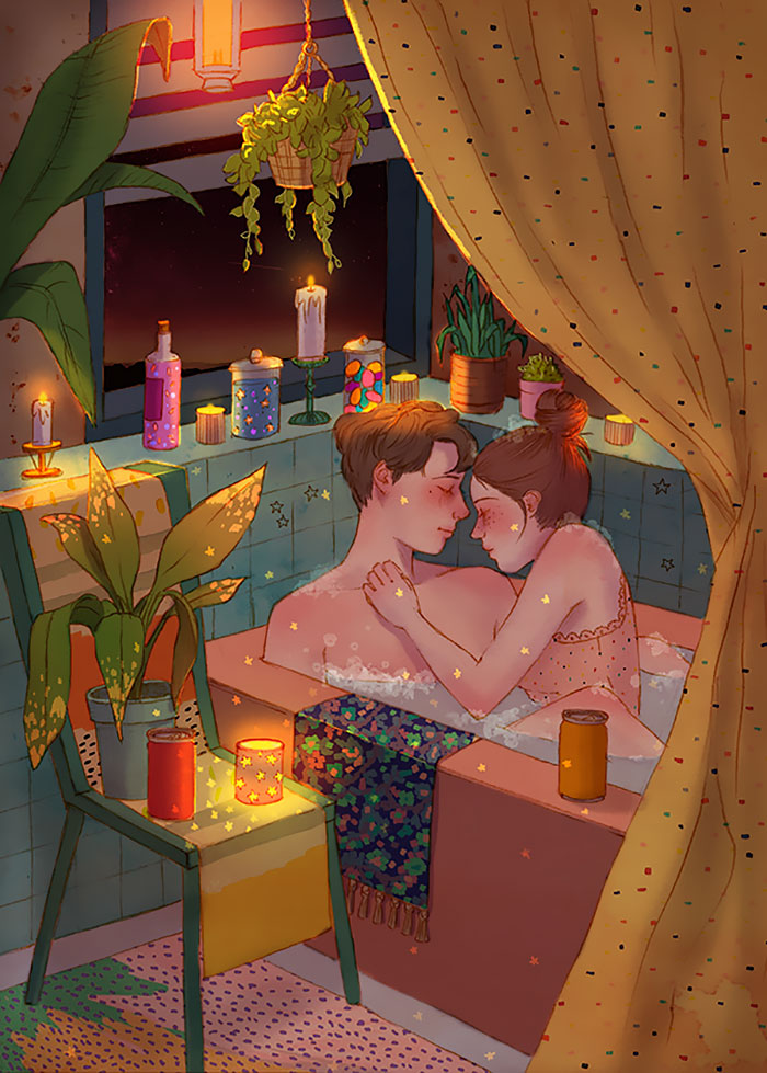 Hyocheon Jeong ilustraciones amor 19