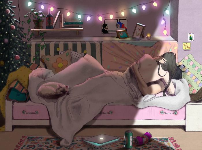 Hyocheon Jeong ilustraciones amor 3