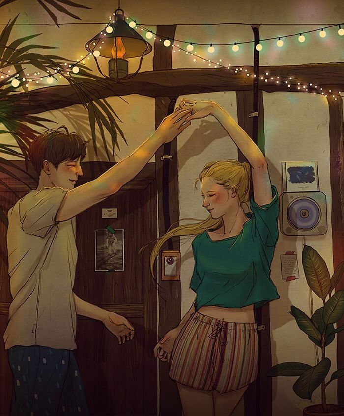 Hyocheon Jeong ilustraciones amor 7