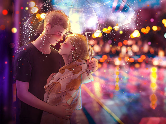 Hyocheon Jeong ilustraciones amor 9