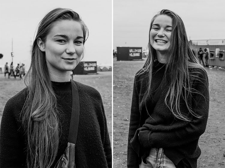 Johanna Siring besando desconocidos 7