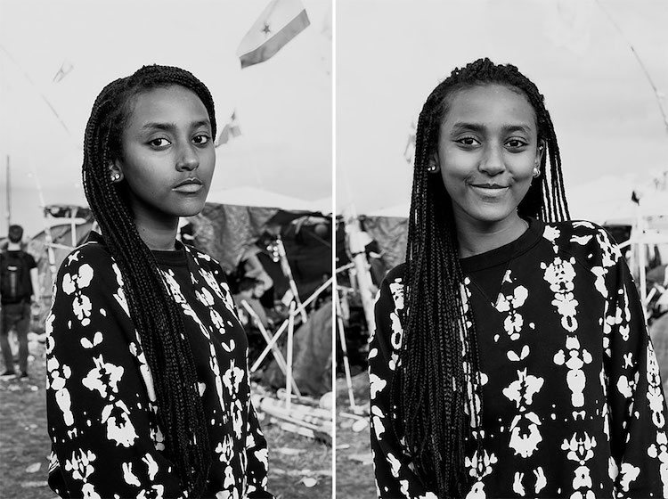 Johanna Siring besando desconocidos 9