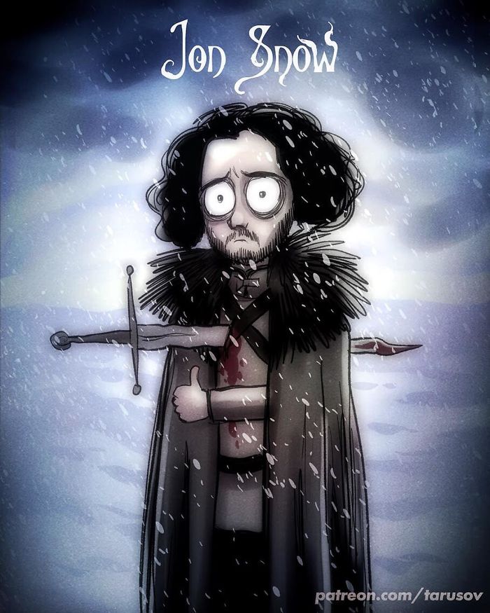 Tim Burton Game Of Thrones 3