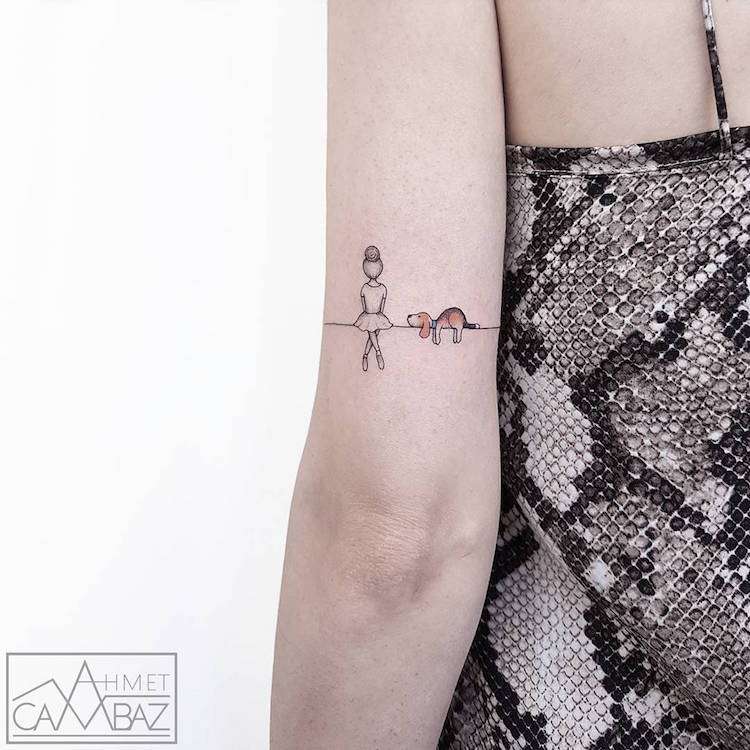 tatuajes ilustraciones caricaturas Ahmet Cambaz 12