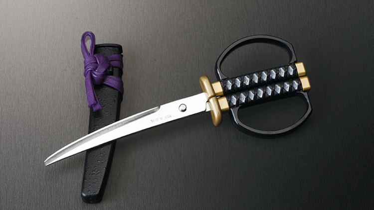 tijeras samurai katana Nikken Cutlery 11