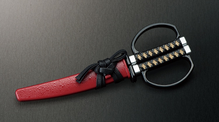 tijeras samurai katana Nikken Cutlery 5