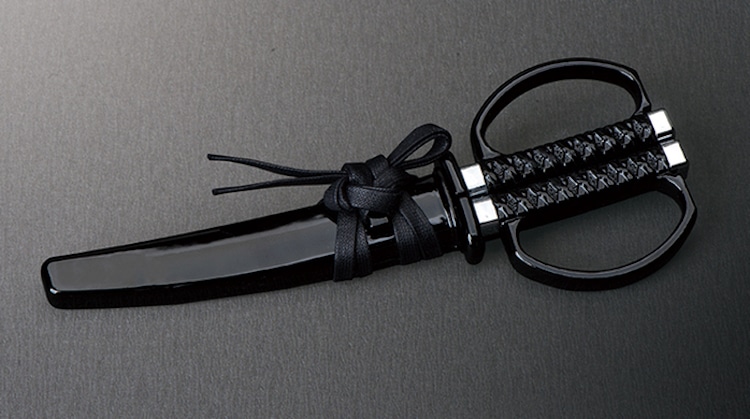 tijeras samurai katana Nikken Cutlery 7