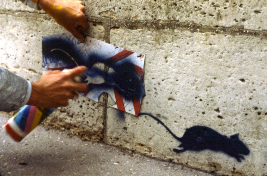 Blek le Rat arte urbano stencil 10