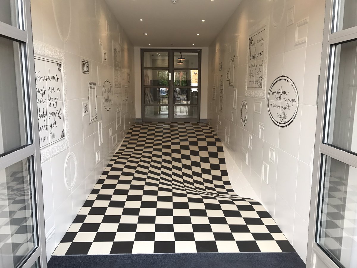 Casa Ceramica suelo ilusion optica