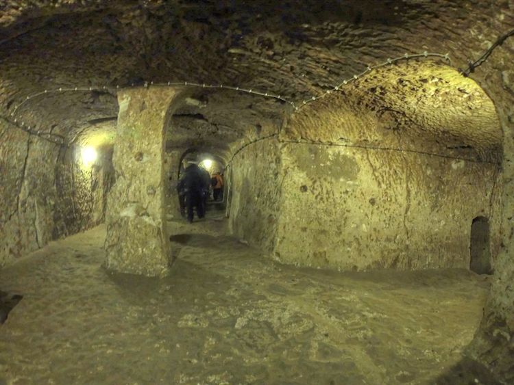 Derinkuyu ciudad subterránea capadocia.