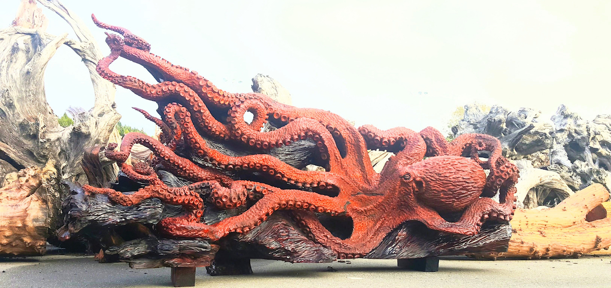 Jeffrey Michael Samudosky escultura pulpo 10