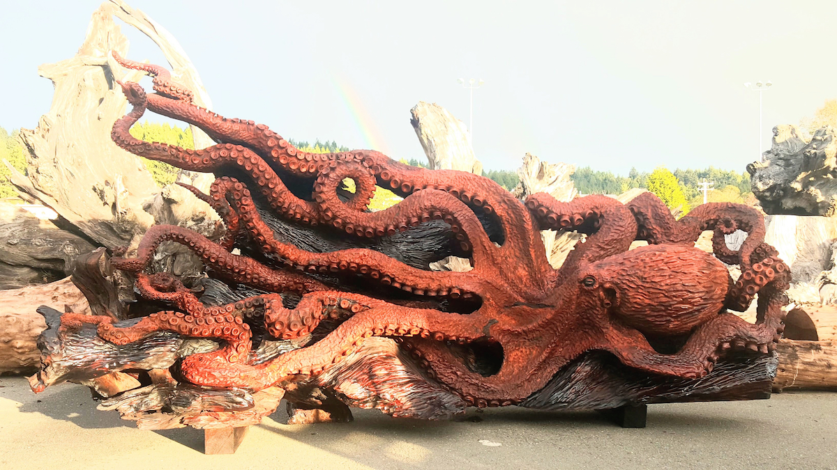Jeffrey Michael Samudosky escultura pulpo 7