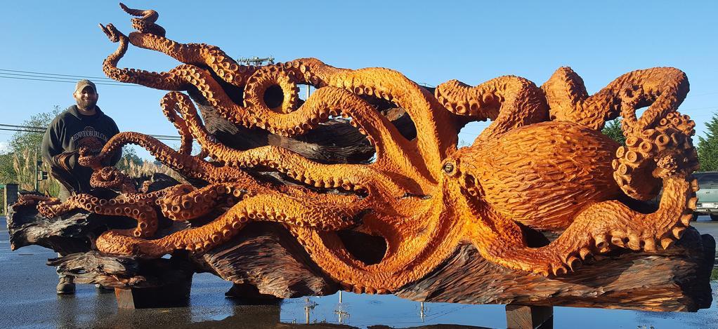 Jeffrey Michael Samudosky escultura pulpo 9