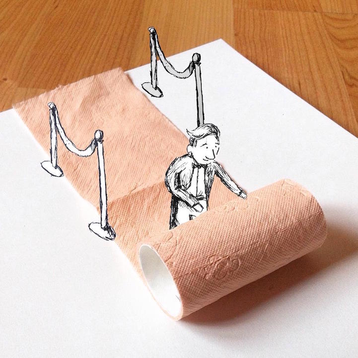 Kristian Mensa ilustracion ilusion optica 4