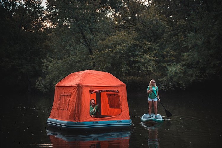 Smithfly cama casa tienda agua flotante