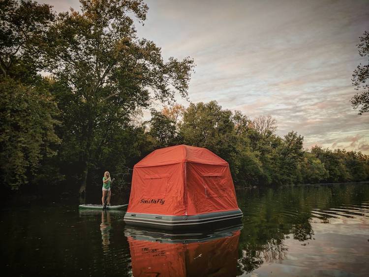 Smithfly cama casa tienda agua flotante 7