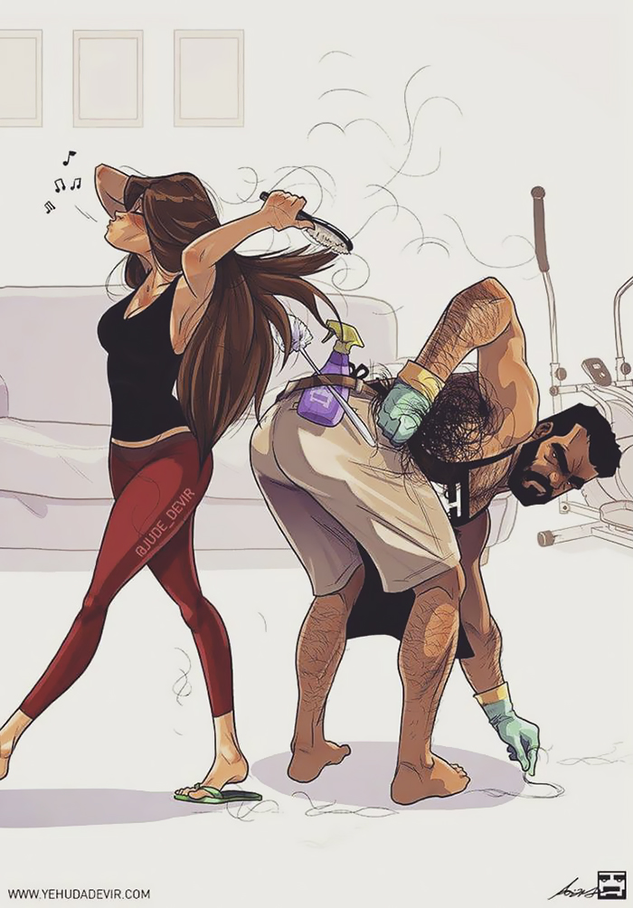 Yehuda Adi Devir ilustraciones de amor