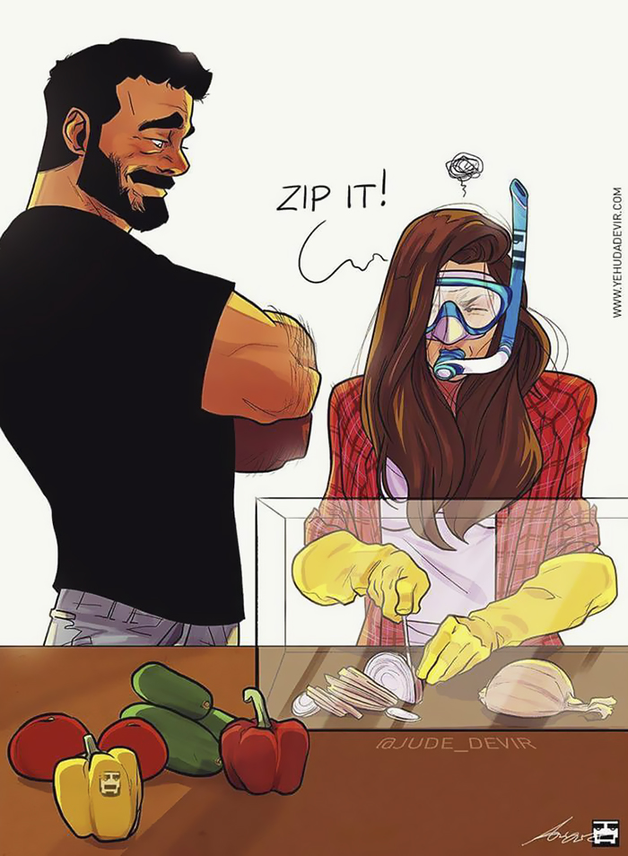 Yehuda Adi Devir ilustraciones de amor 11