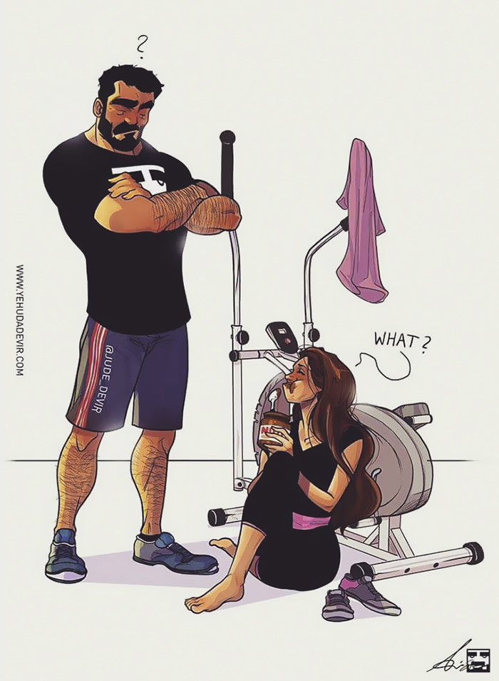 Yehuda Adi Devir ilustraciones de amor 16