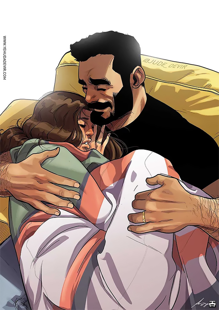 Yehuda Adi Devir ilustraciones de amor 3