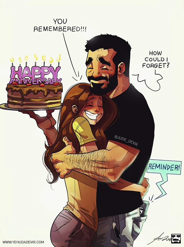 Yehuda Adi Devir ilustraciones de amor 4