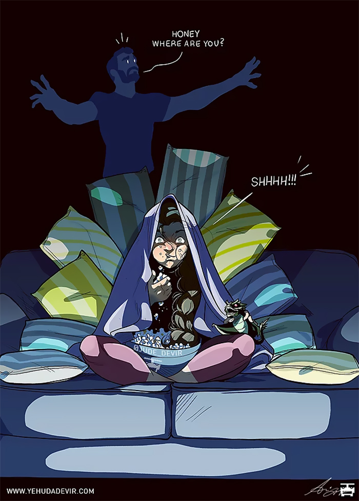Yehuda Adi Devir ilustraciones de amor 8