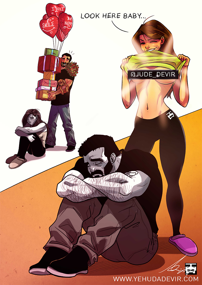 Yehuda Adi Devir ilustraciones de amor 9