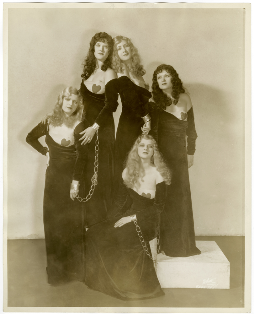 Retratos fotográficos de Alfred Cheney Johnston de las chicas de Ziegfeld Follies.
