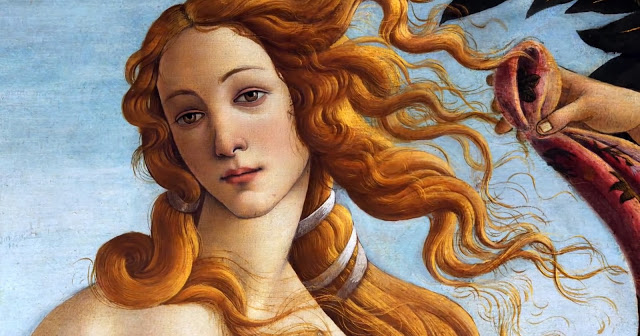 venus de boticelli detalle