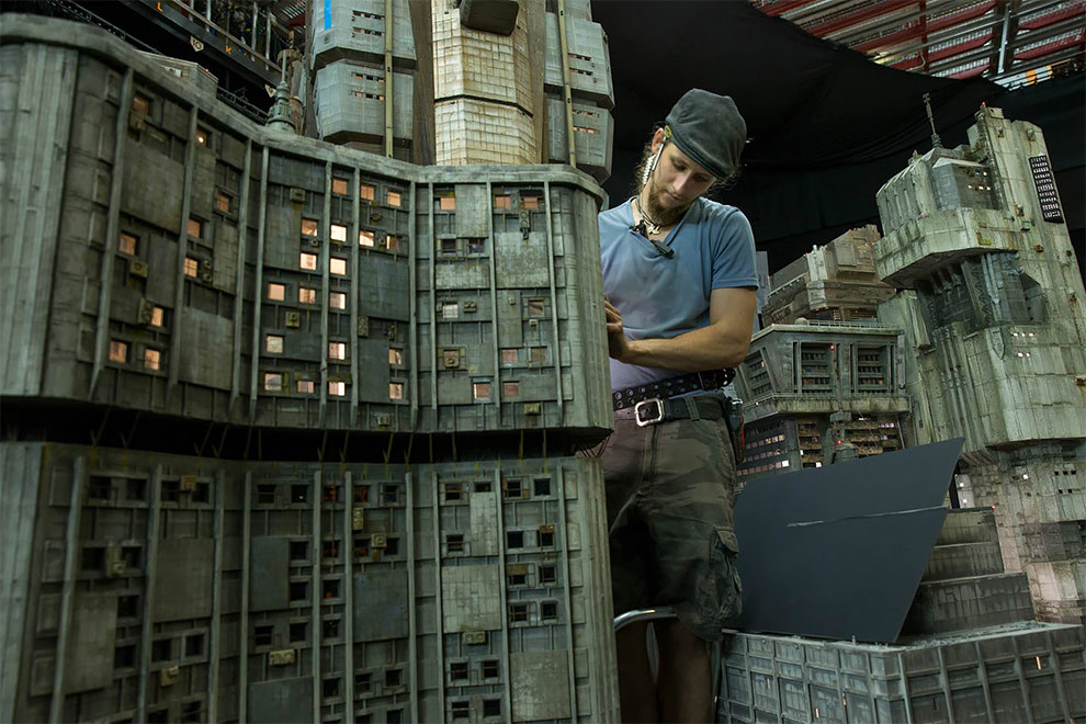 Así se construyeron las maquetas de Blade Runner 2049