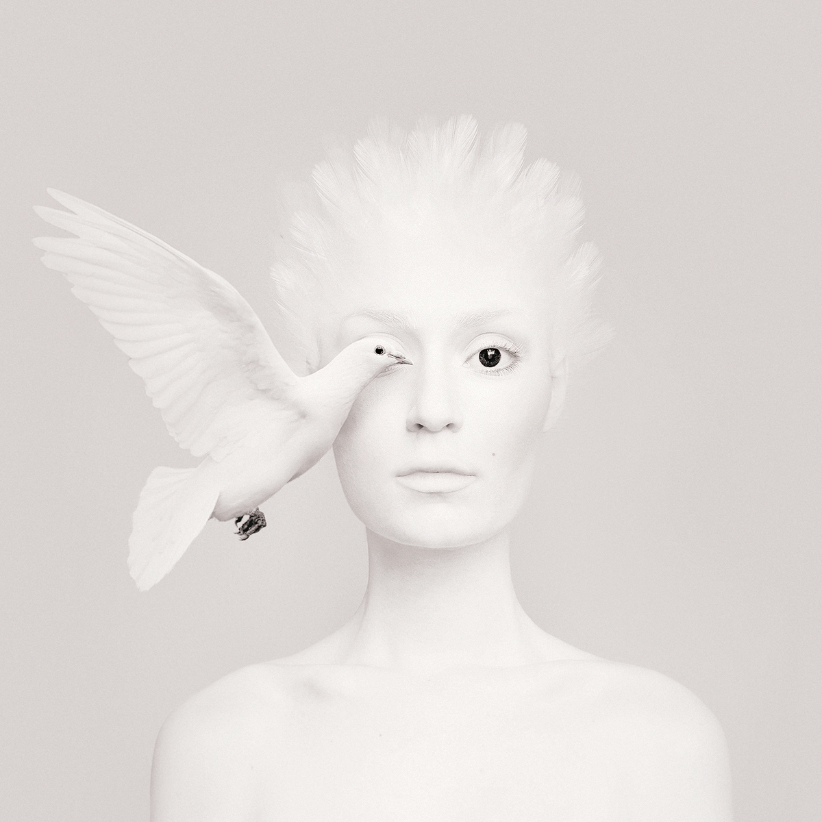 Flora Borsi Animeyed Self Portraits2
