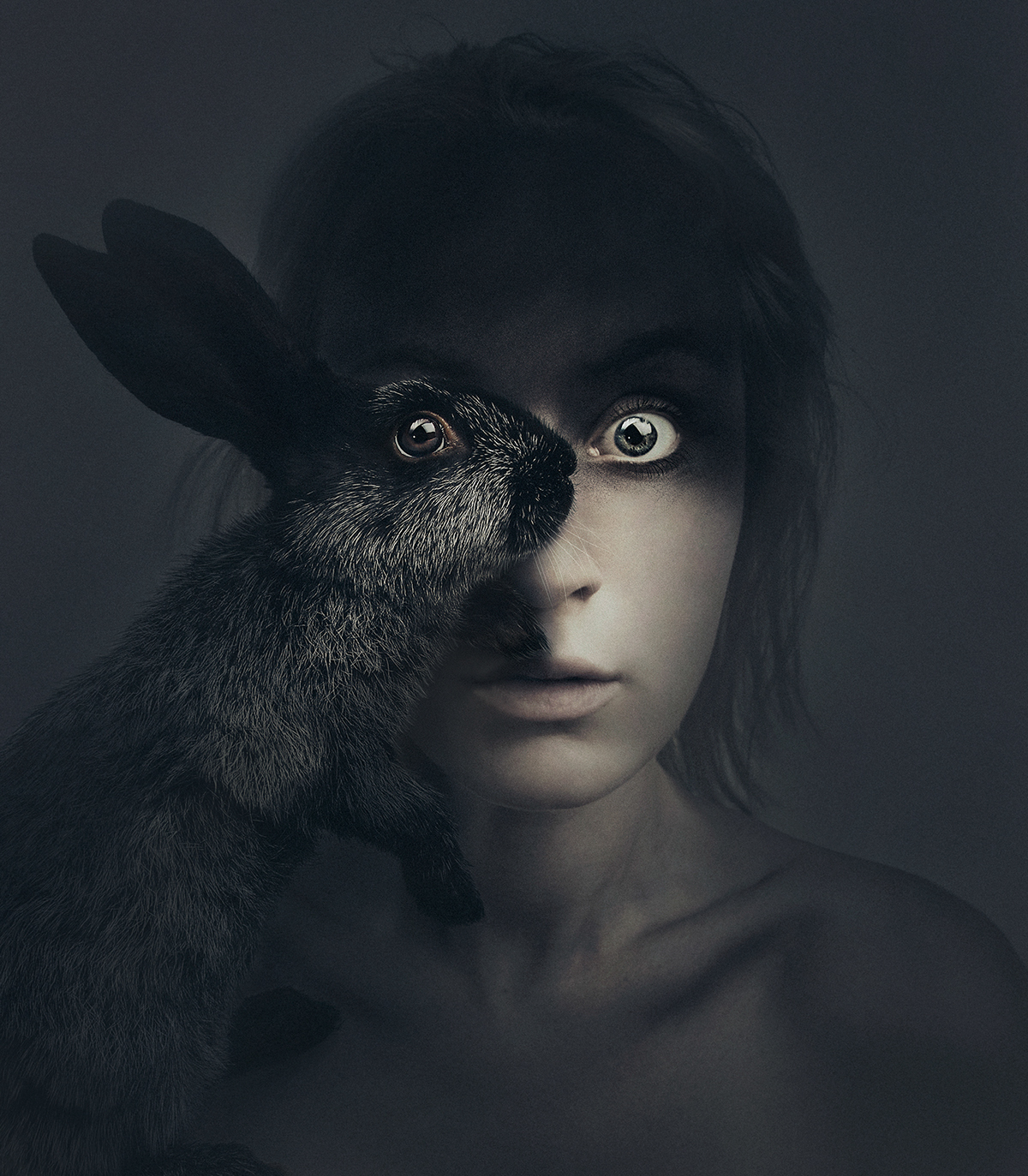 Flora Borsi Animeyed Self Portraits3