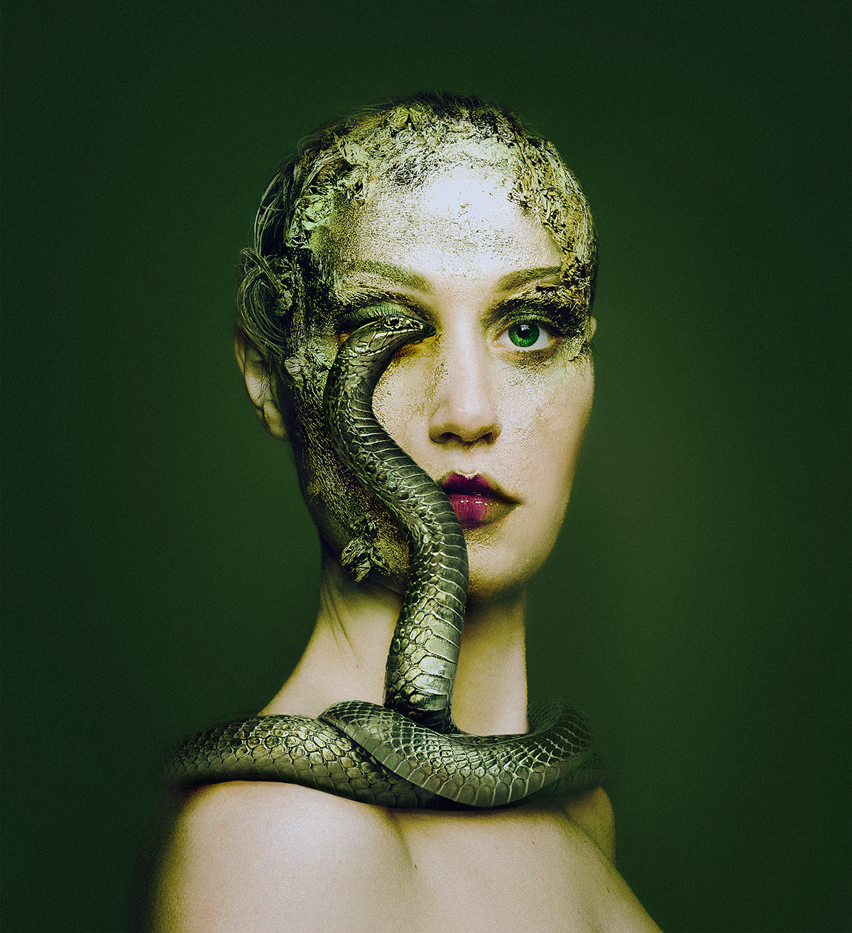 Flora Borsi Animeyed Self Portraits4