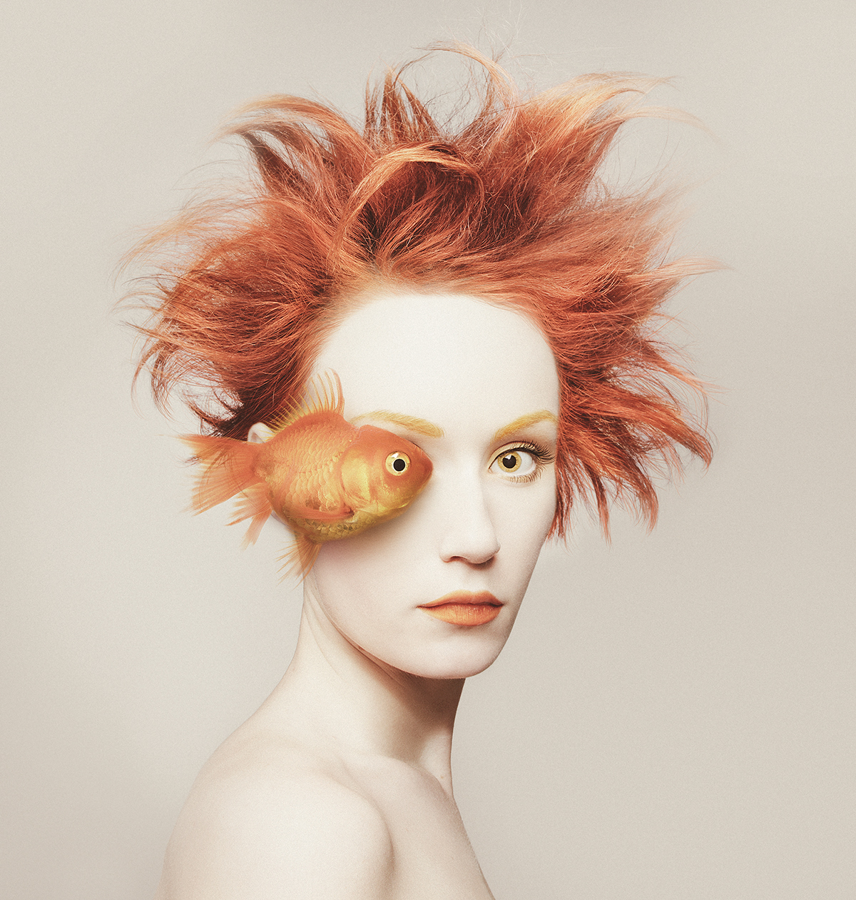 Flora Borsi Animeyed Self Portraits5