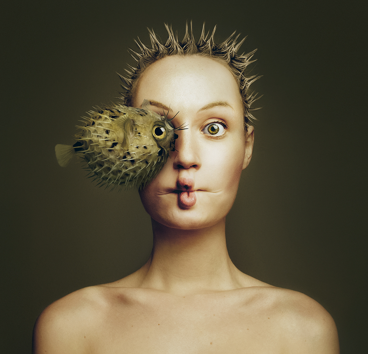 Flora Borsi Animeyed Self Portraits6