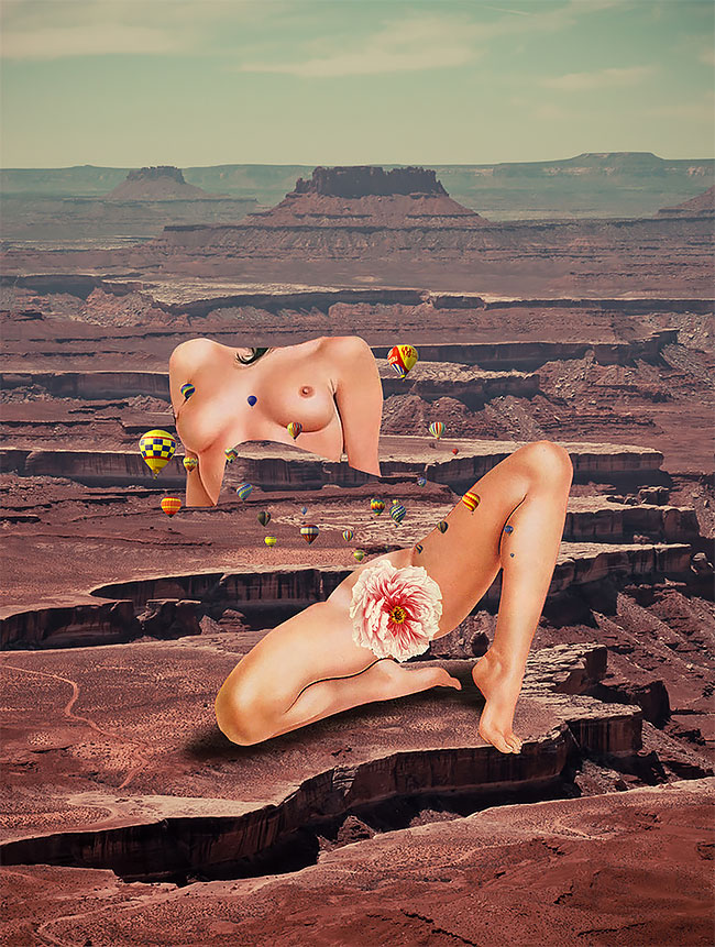 Jacqueline Mak collages eroticos sexo 3