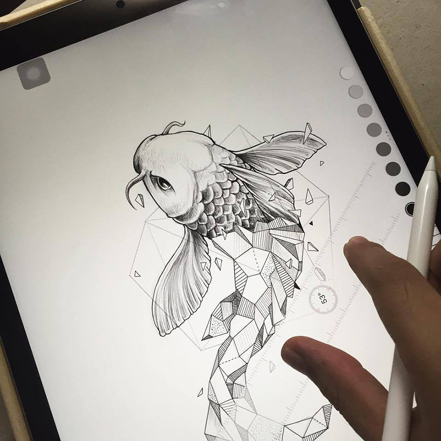 Kerby Rosanes Geometric Beasts 10