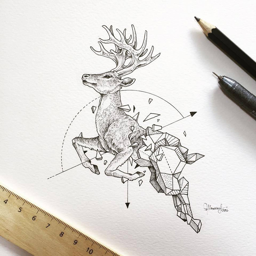 Kerby Rosanes Geometric Beasts 4
