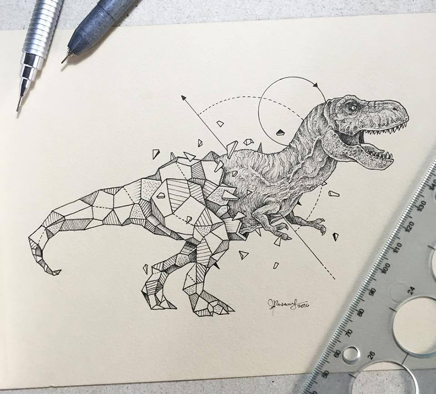 Kerby Rosanes Geometric Beasts 9