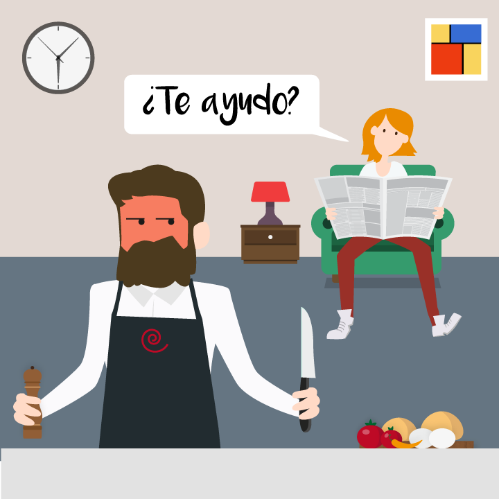 ayudar al hombre en casa